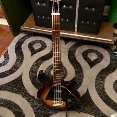 Vintage MIJ Aria LB-650 Copy of the Gibson Ripper Bass Late 70s Dark Sunburst image 3