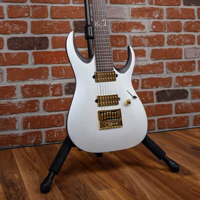 Ibanez K7YANG Brian "Head" Welch Signature Matte White 2025 w/Gigbag image 4
