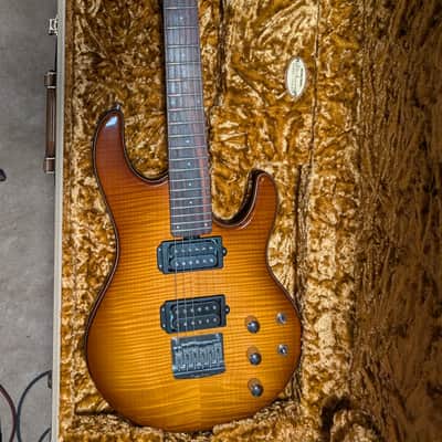 Ernie Ball Music Man Silhouette 20th Anniversary Model 2006 - Caramel Burst image 1