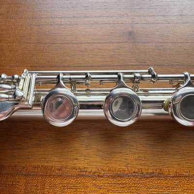 Jupiter 611RBSO Deluxe Standard Series Open-Hole Flute with Offset G, B-Foot 2010s - Silver-Plated image 10