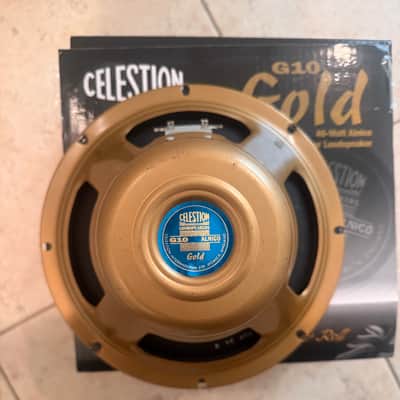 Celestion G10 Alnico Gold 40-Watt 16-Ohm 10" Speaker 2010s - Gold image 1