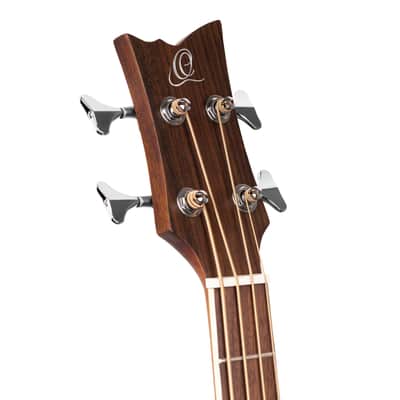 Ortega D7E-4 Deep Series 7 Spruce Top Mahogany Neck Medium Scale 4-String Acoustic-Electric Bass Guitar image 18