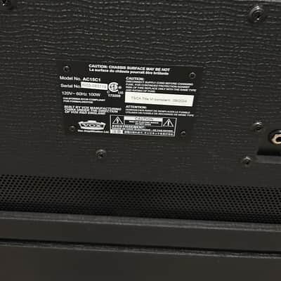 Vox AC15C1 Custom 2-Channel 15-Watt 1x12" Guitar Combo image 3