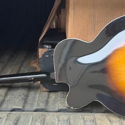 Old Kraftsman Archtop 1950’s, Sunburst, Big Joe Williams 9 string image 5