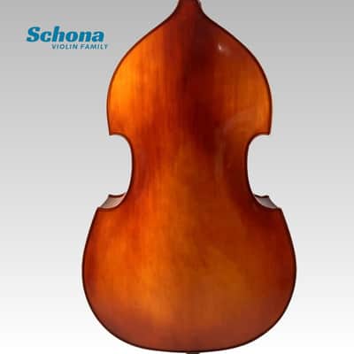 SCHONA SDB-03BE - 4/4 Professional Double Bass Handmade Solid Wood Spruce Top Ebony Fingerboard High-Light Lacquer Maple Back Sides image 5