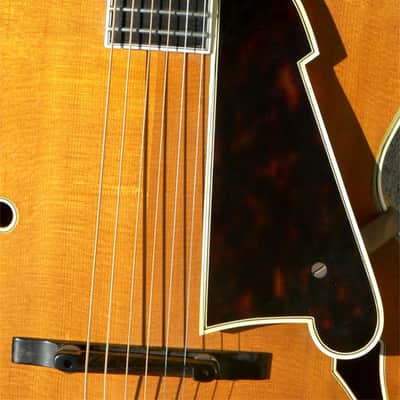1952 D'Angelico Excel: Intensely Flamed, Thrilling Voice, Art Deco Masterpiece image 7