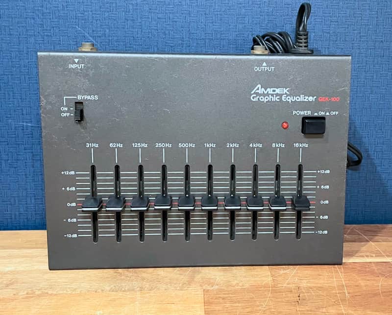 Amdek GEK-100 10-band Graphic Equalizer image 1