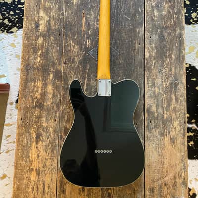 Fender Japan Rare Vintage Mid 1980's FujiGen Built Telecaster Custom 1962 Reissue MIJ Piano Black w/ Vintage Leatherette Case image 18
