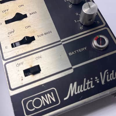TWO! Conn Multi-Vider Vintage Multi Effects (Rare! Fuzz, Filter, Octave 1970's) image 3