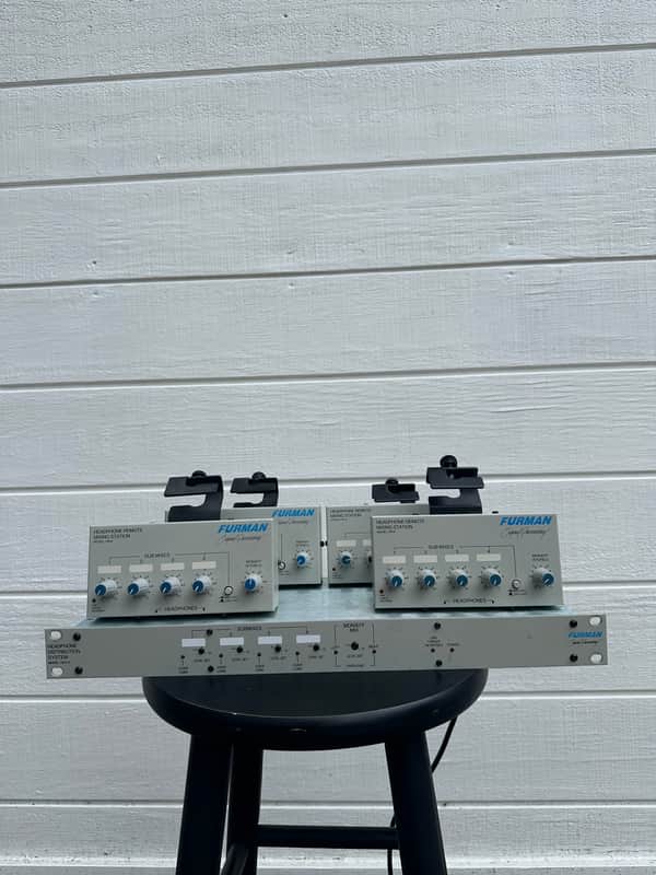 Furman Furman HDS-6 Headphone Distribution System + 4 HR-6 Personal Mixers image 1