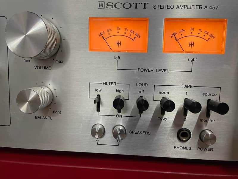 AMPLIFICATEUR SCOTT STEREO AMPLIFIER A 457 / VINTAGE AMPLIFIER - HIFI