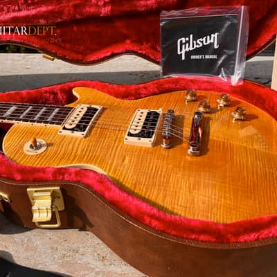 ♚SUBLIME♚'21 GIBSON Les Paul Standard*SLASH♚'AAAAA' TIGER♚Appetite Amber♚AMAZING image 3