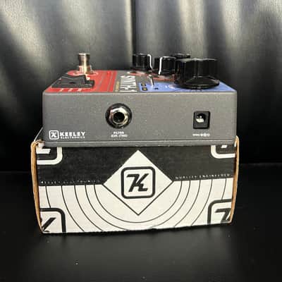 Keeley Synth 1 Reverse Attack Fuzz Wave Generator 2019 - Present - Grey / Red / Blue image 4