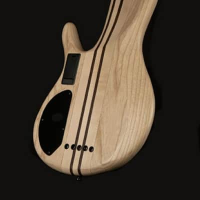 Cort A5PLUSSCAOP Artisan Series A5 Plus SC Bass Guitar. Amber Open Pore image 6
