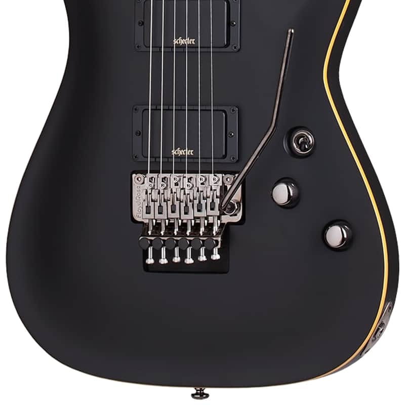 Photos - Guitar Schecter 3661 Aged Black Satin