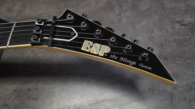 ESP The Mirage Custom Shop HSS Jackson Soloist Lawsuit Headstock USA Seymour Duncan Pickups Synclear Sinclair Floyd Rose FR Super Strat MIJ MJ Japan Vintage 80s Guitar image 1