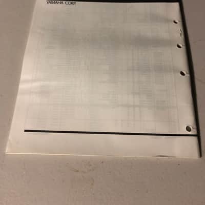 Yamaha  MU50 Tone Generator Service Manual  1995 image 2