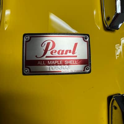 Pearl All Maple Shell 14” Tom Drum - Yellow image 8