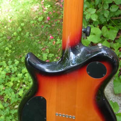 Carvin electric guitar neck thru sunburst image 8