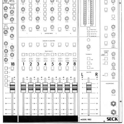 Seck 1882 MKII Studio and Live Console with power supply image 14