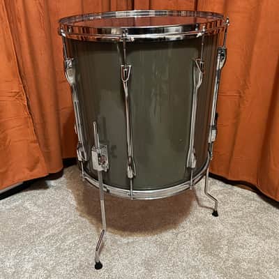 Yamaha FT-916RC Recording Custom 16x16 Floor Tom 1982 - 1991 - Quartz Grey image 3