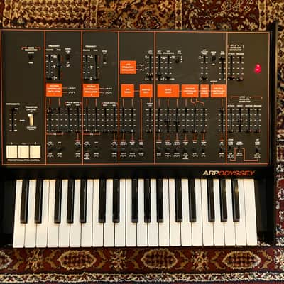 Korg ARP Odyssey FULL SIZE Rev3 37-Key Duophonic Analog Synthesizer 2017 - Present - Black/Orange