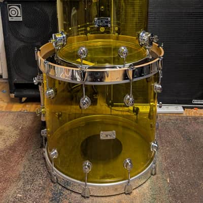 SJC Custom Drums 2007 - Yellow Acrylic image 1