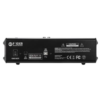 RCF F10-XR 10 Channel Studio Live DJ PA Mixer with Multi-FX and Recording - Open Box Mint image 5