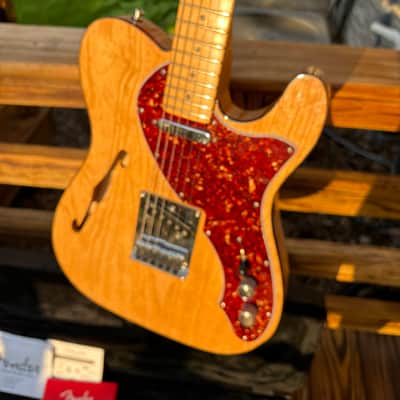 Fender American Deluxe Thinline Telecaster 2013 - Natural Ash image 3