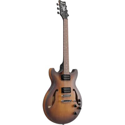 Ibanez Artcore AM73B-TF 6-String Semi-Hollow Body Electric Guitar with Walnut Fretboard, Right-Handed, Tobacco Flat image 6