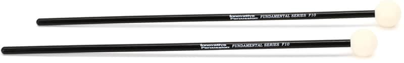 Innovative Percussion F10 Fundamental Hard Xylophone/Bell Mallets - Birch (3-pack) Bundle image 1