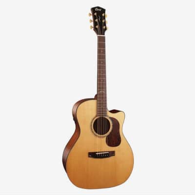 Cort Gold Series A6 | Solid Sitka Spruce/Mahogany Auditorium Cutaway with Electronics. New with Full Warranty! image 1