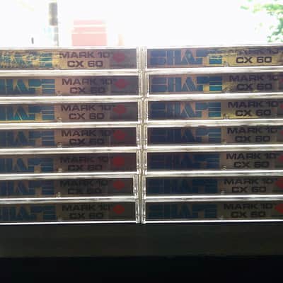Agfa Shape Mark 10 cx 60 Bias High Audio Cassettes Sealed Lot of 14 image 2