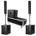 2x RCF EVOX-12 Active 2-Way Array PA System 1400Watt + ProX X-RCF-EVOX12X2W Case