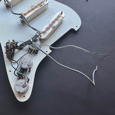 RARE 1974 Greco Maxon “Excel” 1962-1964 Strat REPLICA .... LOADED Pickguard + Electronics Mounted – Original Pre-Wired Assembly ... the BEST 60's Strat voiced pickup CLONES (Reverse Engineered) image 19