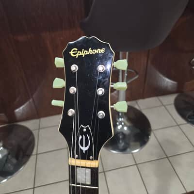 Epiphone Wilshire Phant-o-matic Antique Ivory + Fender Hard Case – Excellent Condition (Frank Iero / MCR Model) image 4