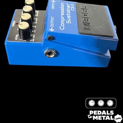 Boss CS-3 Compression Sustainer (Black Label) 1986 - 1992 - Blue X14059 image 3