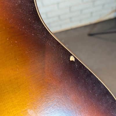 Simon & Patrick Songsmith Folk Acoustic Guitar w/Case - Sunburst (Used) image 7