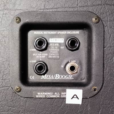 Mesa Boogie 4X12 4FB cabinet - Black tolex image 14
