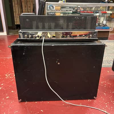 1966 Ampeg B-12XT Portaflex 2-Channel 50-Watt 2x12" Fliptop Guitar Combo Black image 7