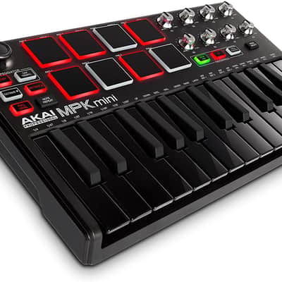 Akai Pro MPK Mini MKII Controller Limited Edition Black on Black