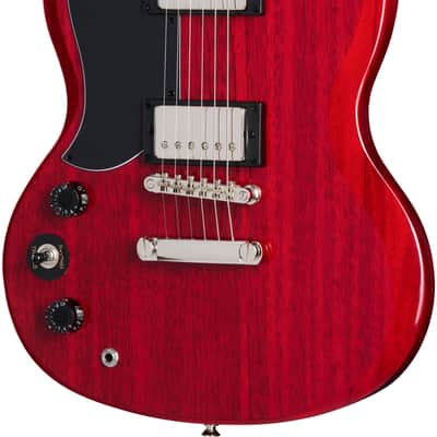 Epiphone SG Tribute Left Handed Electric Guitar - Cherry image 7