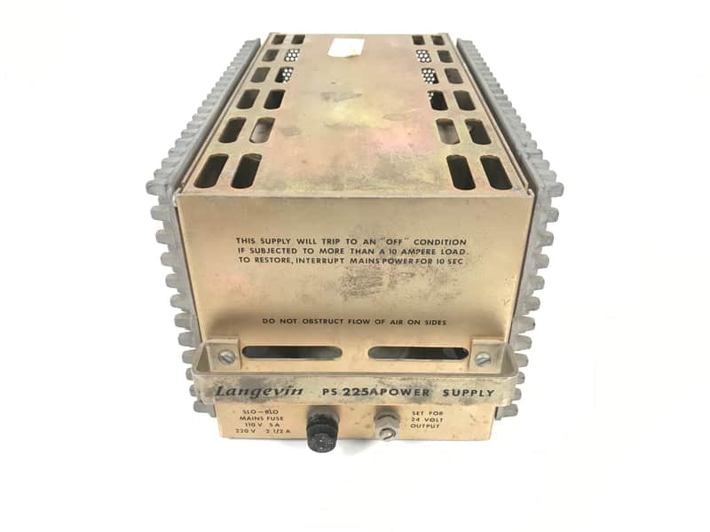 Vintage Langevin PS 225A Power Supply for Recording Console Electrodyne, Quad 8, API, MCI 1970's image 1