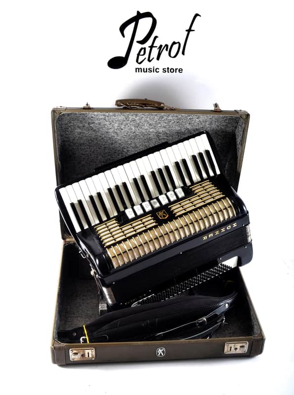 Immagine Top German Made LMM Accordion Hohner Verdi III N - 120 bass, 10 reg./Master switch+Original Hard Case & Brand New Leather Shoulder Straps ~ VIDEOS - 1