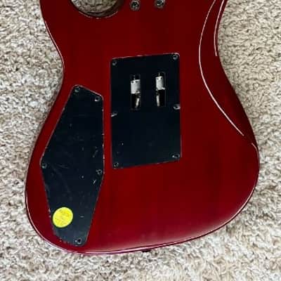 Dean C380F TAB Electric Guitar Custom 380 Floyd C380Ftab Trans Amberburst Guitar image 2