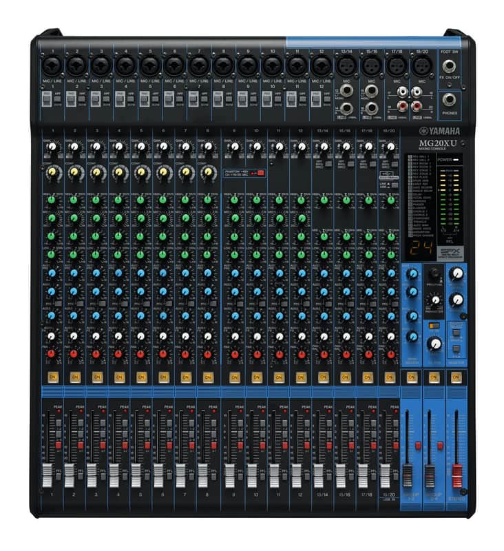 Yamaha MG20XU USB Mixer with Effects, 6-Bus image 1