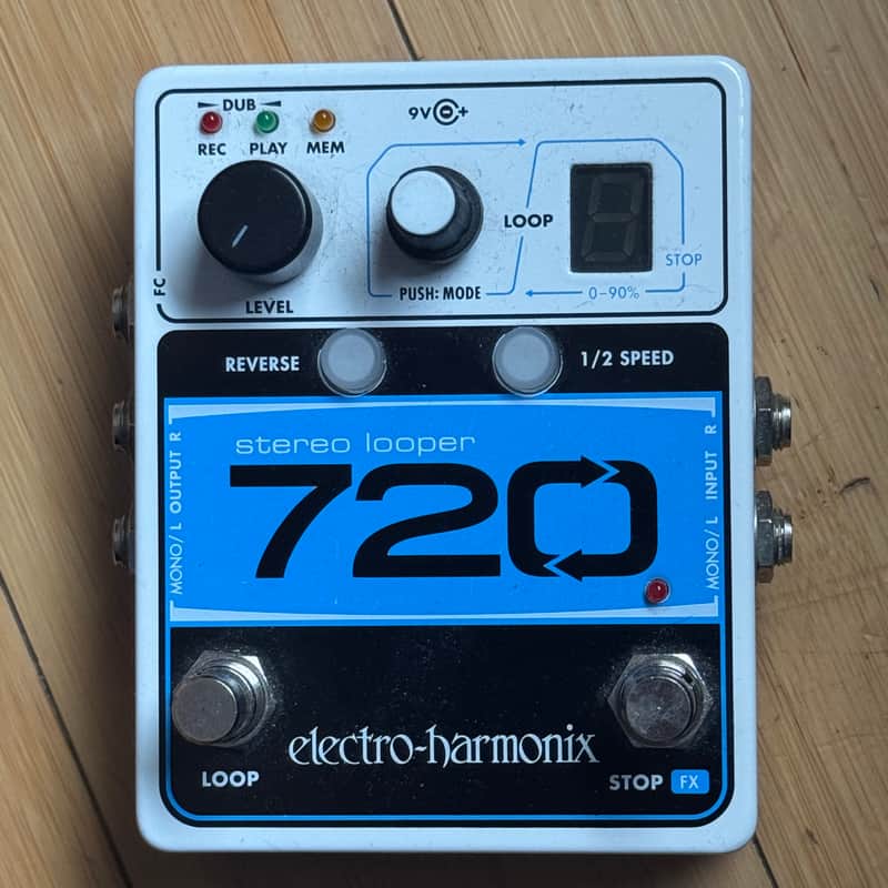 Electro-Harmonix 720 Stereo Looper 2015 - Present - Black / White / Blue image 1