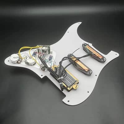 Red Turtle Guitar HSS Dual Blades Pickups Strat Style Loaded Prewired Pickguard image 3