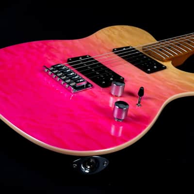 Jet JT-450 QTPK 450 Series Basswood Quilted Maple Body Canadian Roasted Maple Neck 6-String Electric Guitar image 6