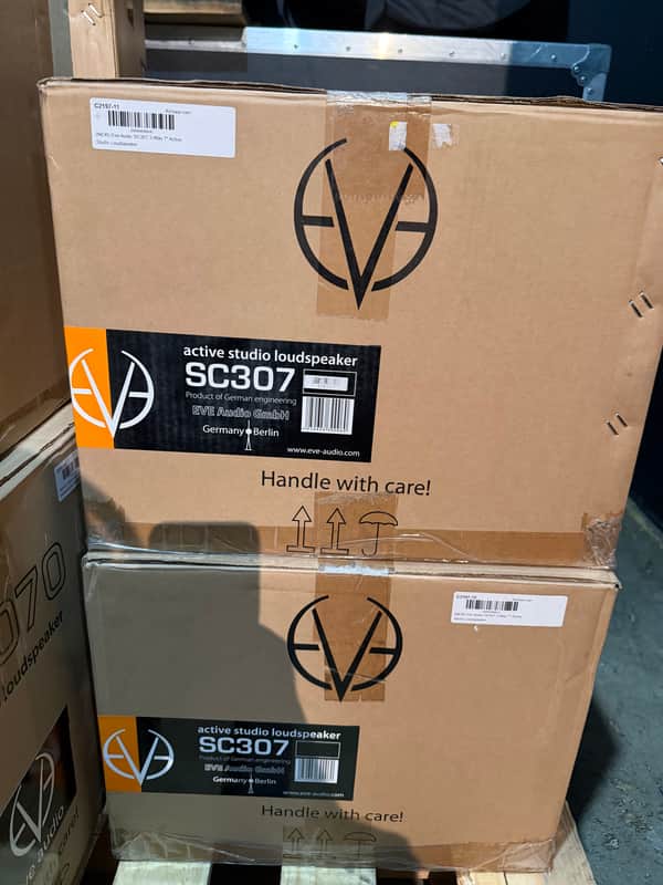 Eve Audio SC307 7" 3-Way Active Studio Monitor - Single 2012 - Present - Black image 1